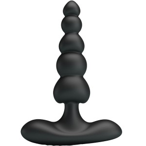 PRETTY LOVE - VIBRADOR ANAL SIDNEY 10 VIBRAÃÃES PRETO